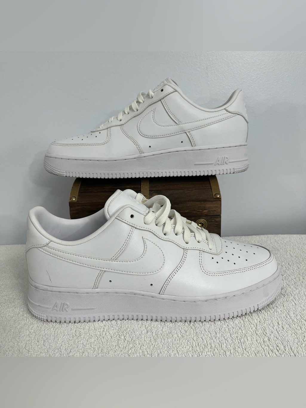 Nike Air Force 1 '07 Fresh White Dm0211-100 Men Size 12